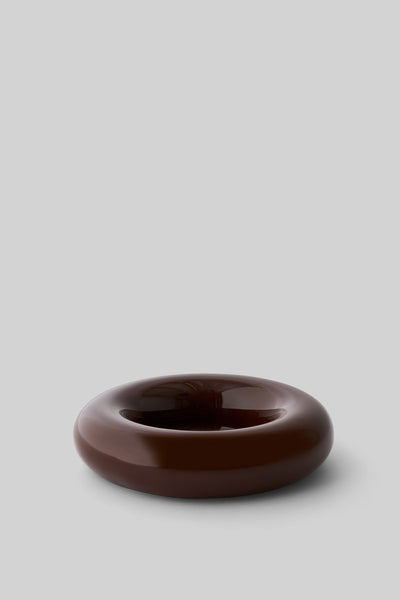 BOB CANDLE HOLDER, LARGE, BROWN