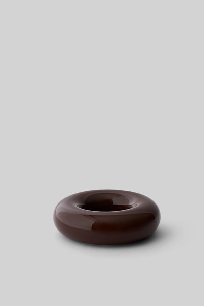 BOB CANDLE HOLDER, MEDIUM, BROWN