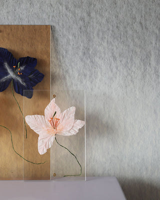 DIY TIL PRESSET PAPIRBLOMST MED LABDECOR