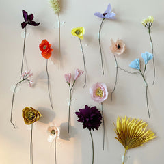 BLOMSTER BACKDROP TIL DIN FEST