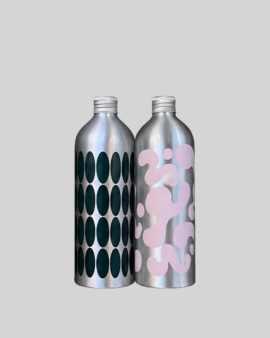 BOTTLE, SMALL, 2 PCS, DARK GREEN/ROSE