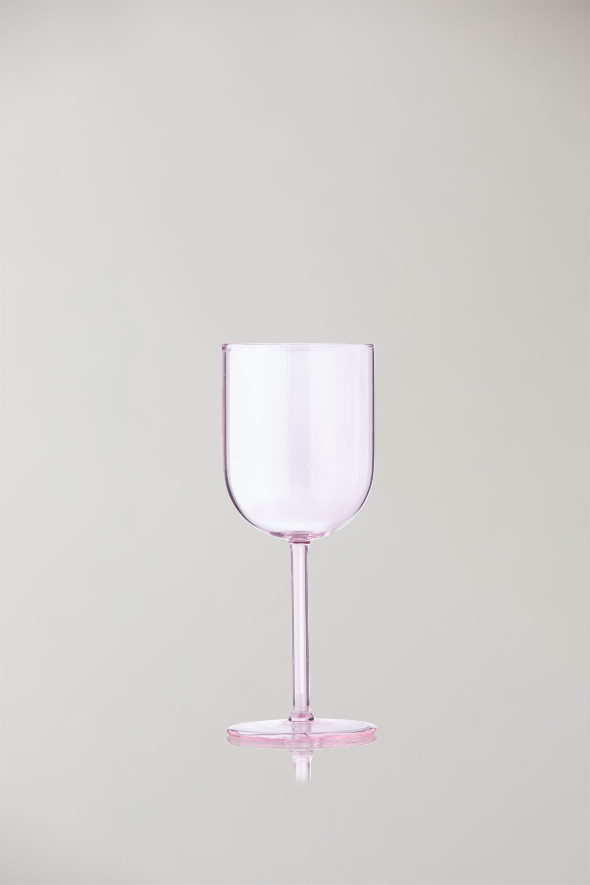 GLASSWARE, WINE GLASS, TALL, 2 PCS, ROSE