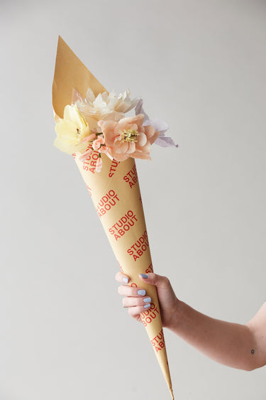 PAPER FLOWER BOUQUET, 5 PCS, PASTEL5