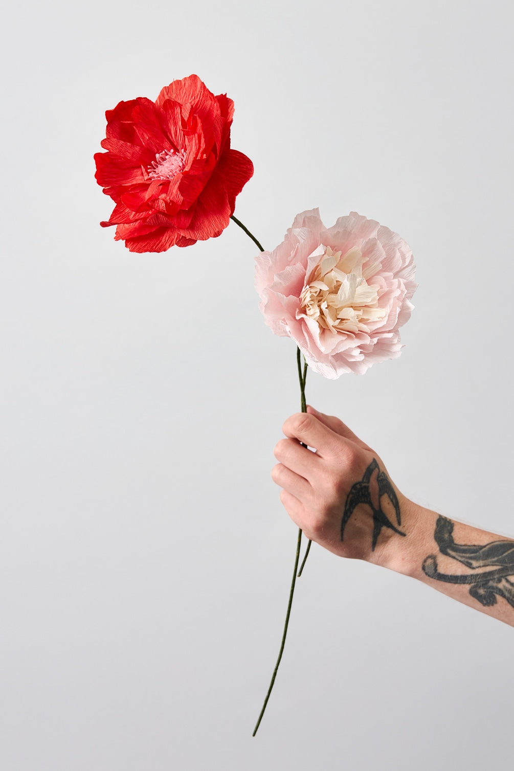 PAPER FLOWER, ORIENTAL POPPY, RED