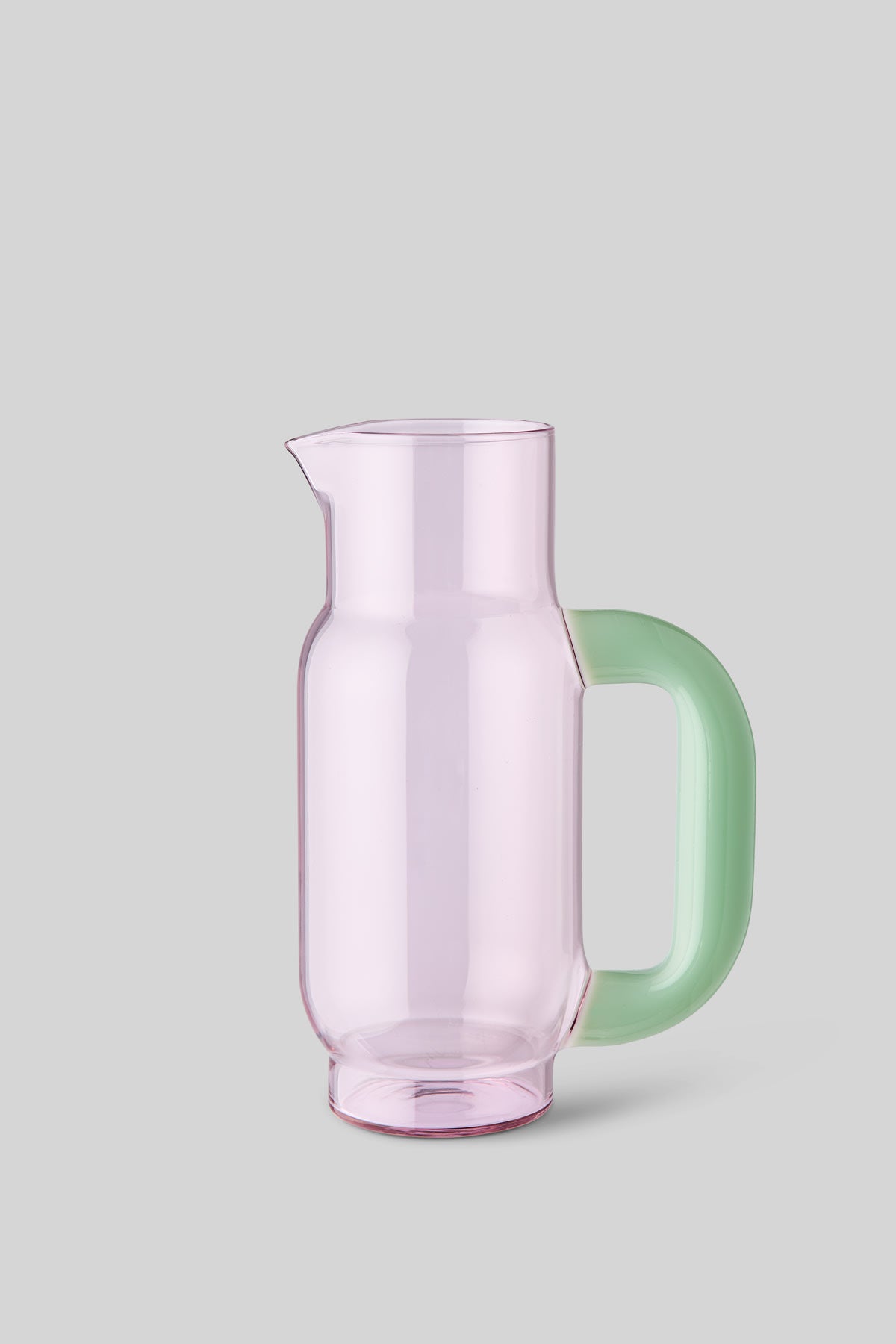 PITCHER, ROSE/MILKY JADE