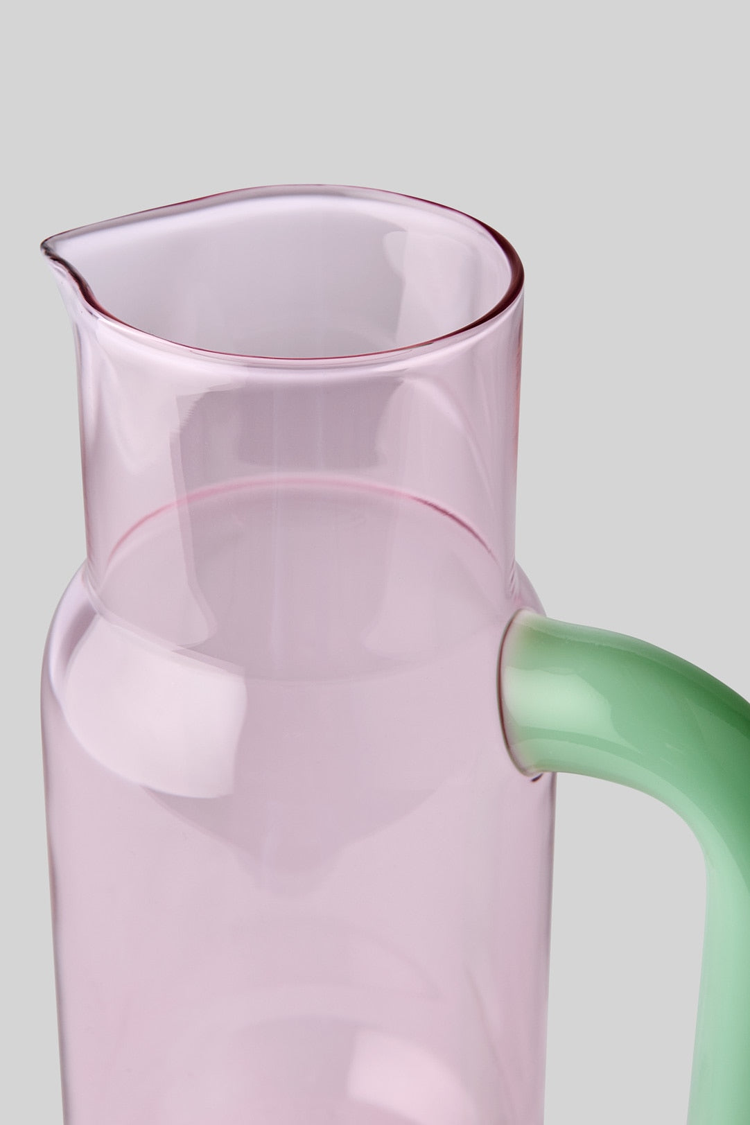 PITCHER, ROSE/MILKY JADE