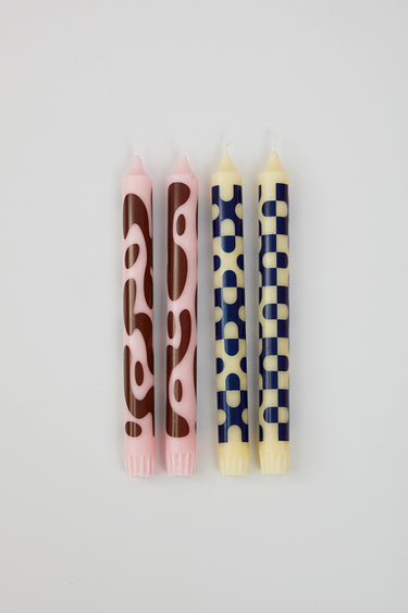 CANDLES, ROSE/YELLOW