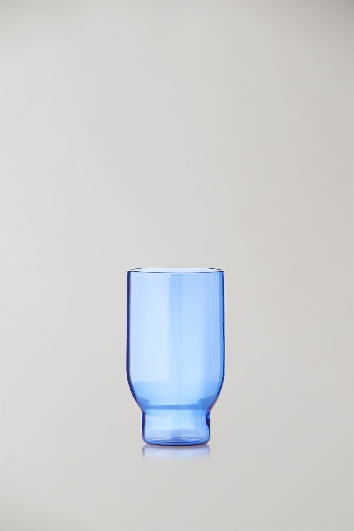 GLASSWARE, WATER GLASS, TALL, 2 PCS, BLUE