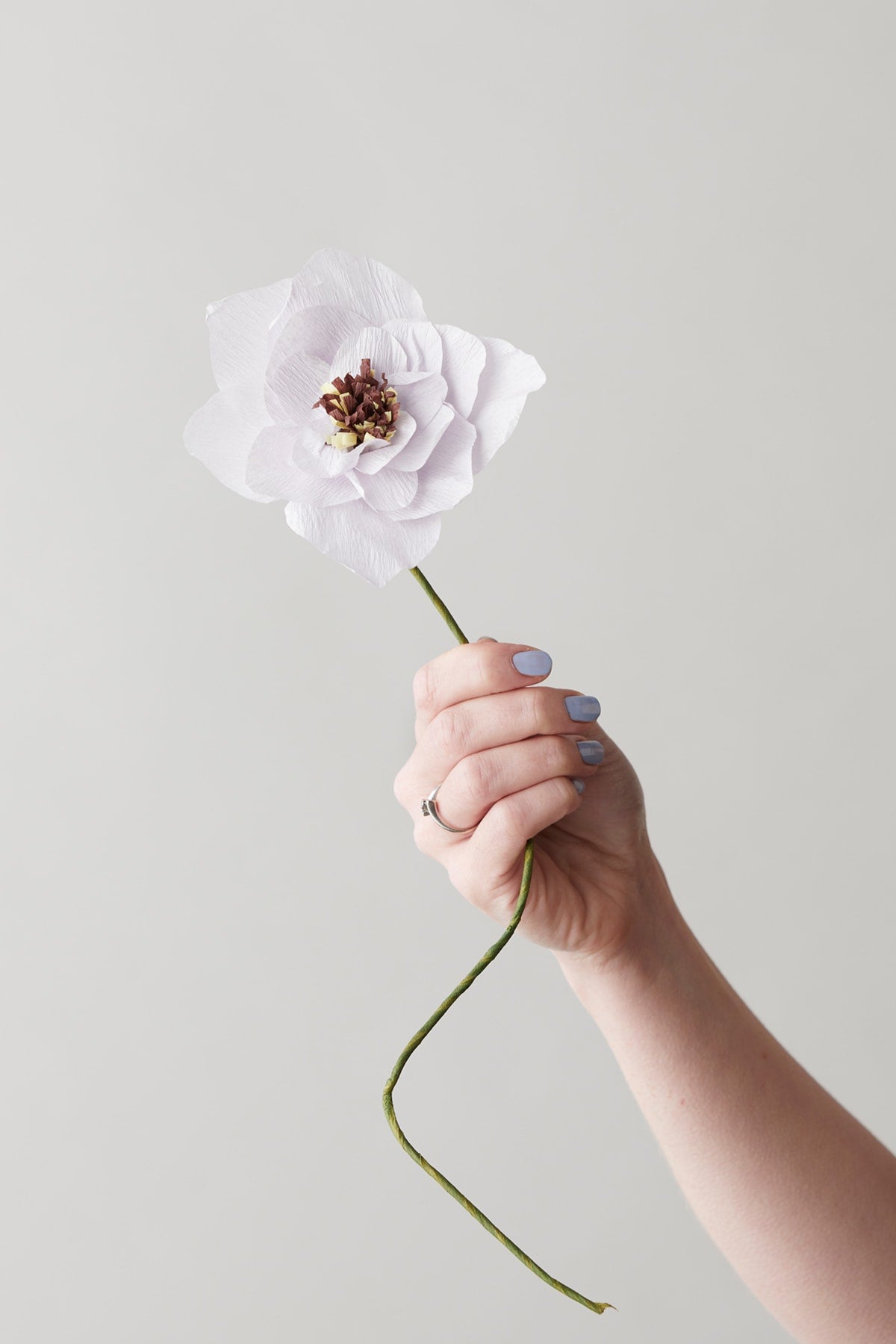 PAPER FLOWER, POPPY, PURPLE