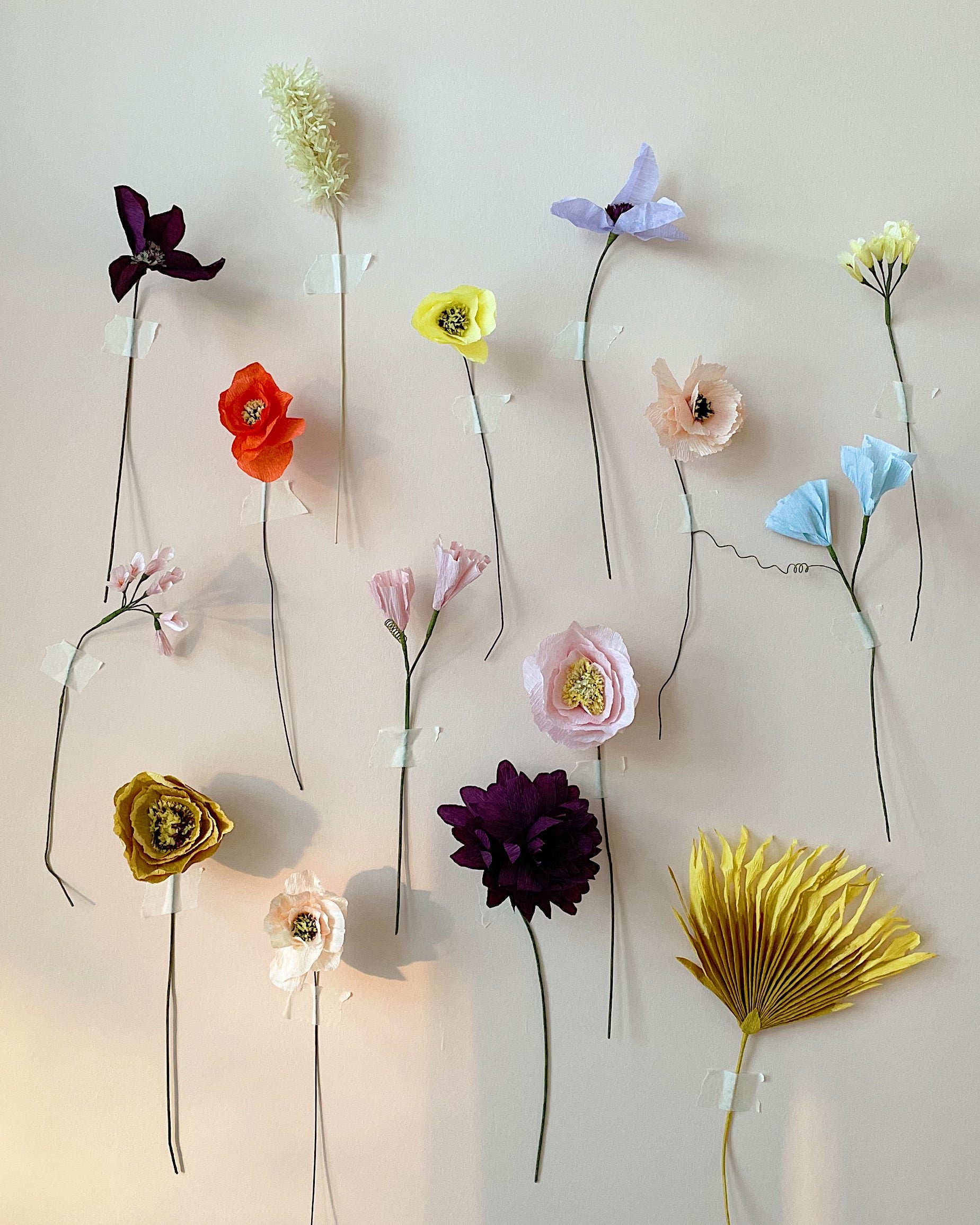Blomster backdrop med | Studio About - Studio About