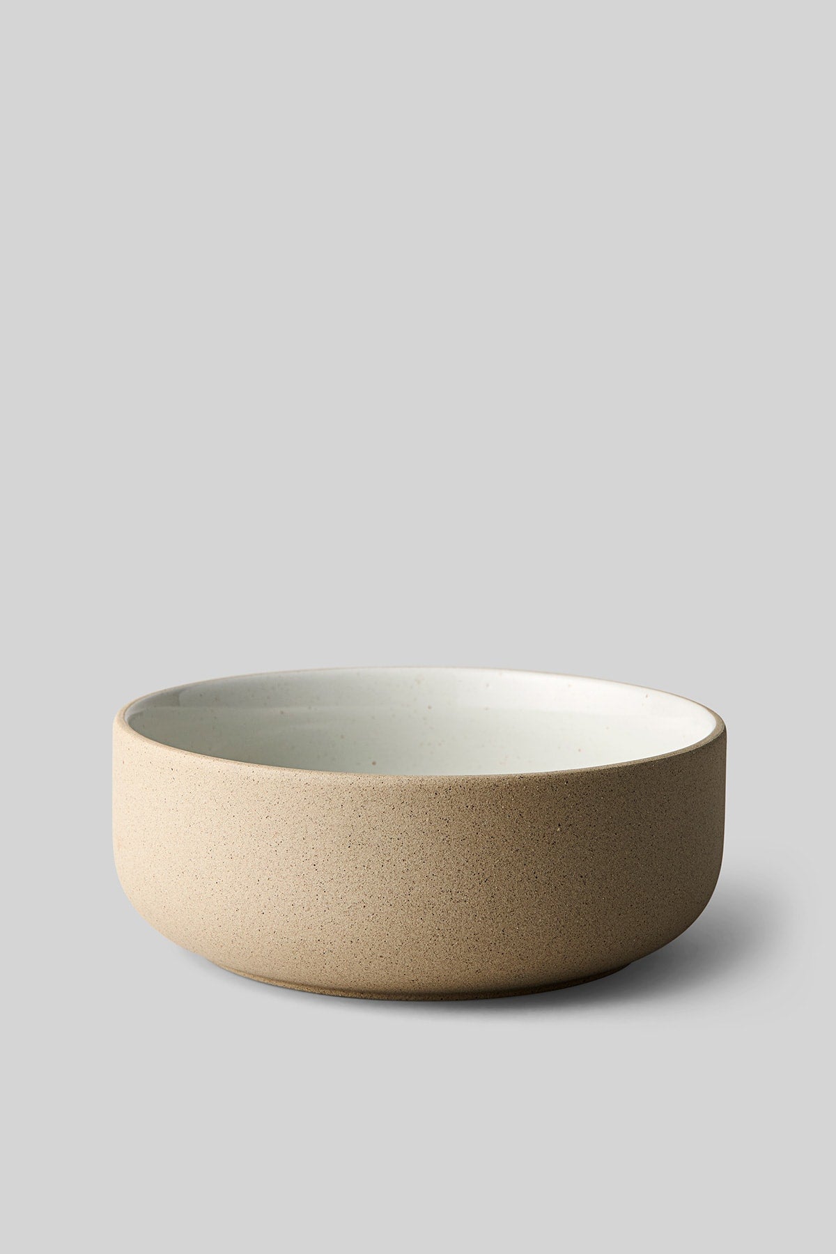 CLAYWARE, BRUNCH BOWL, 2 PCS, SAND/GREY