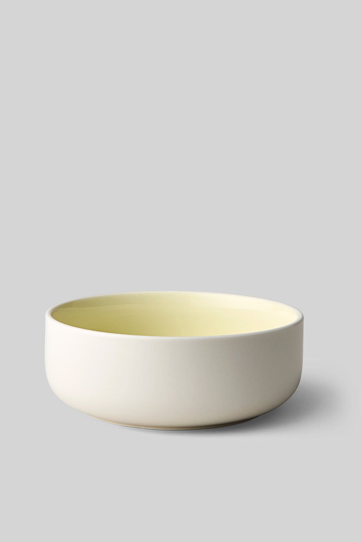 CLAYWARE, BRUNCH BOWL, 2 PCS, IVORY/YELLOW