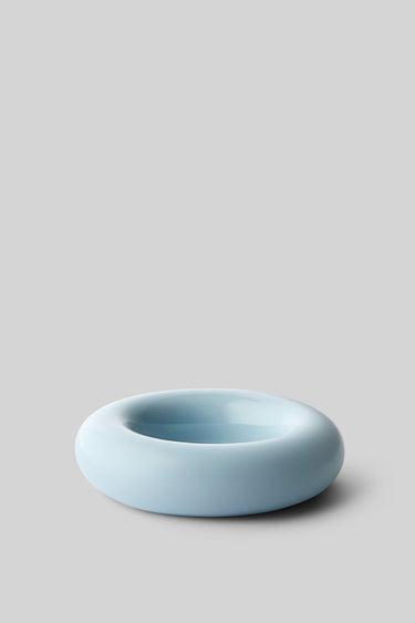 BOB CANDLE HOLDER, LARGE, LIGHT BLUE