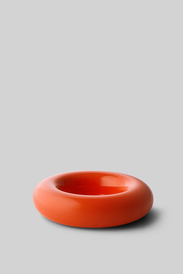 BOB CANDLE HOLDER, LARGE, ORANGE