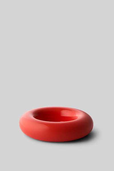 BOB CANDLE HOLDER, LARGE, RED