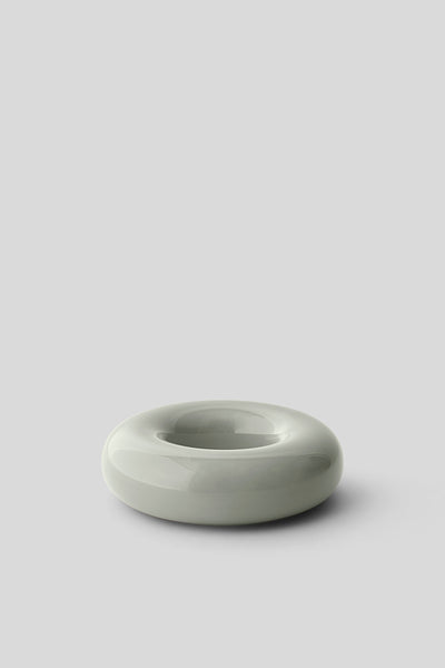 BOB CANDLE HOLDER, MEDIUM, LIGHT GREY
