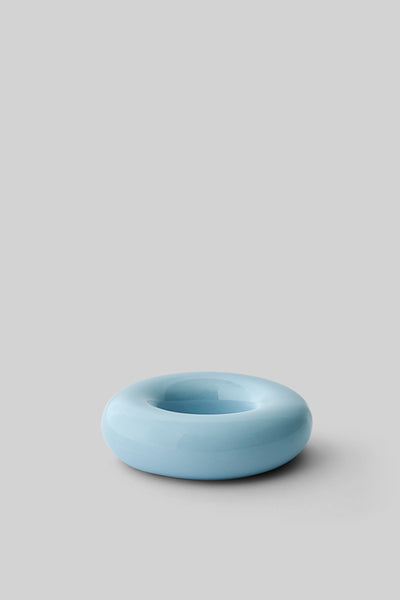 BOB CANDLE HOLDER, MEDIUM, LIGHT BLUE