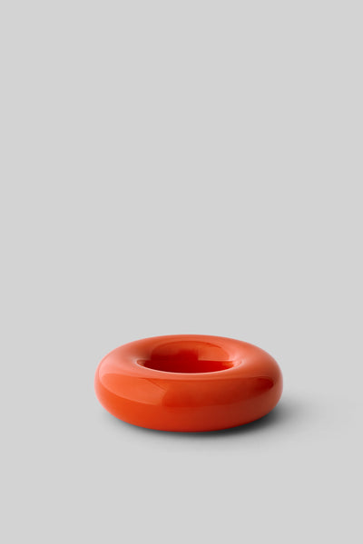 BOB CANDLE HOLDER, MEDIUM, ORANGE