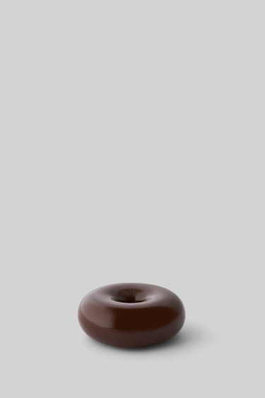 BOB CANDLE HOLDER, SMALL, BROWN