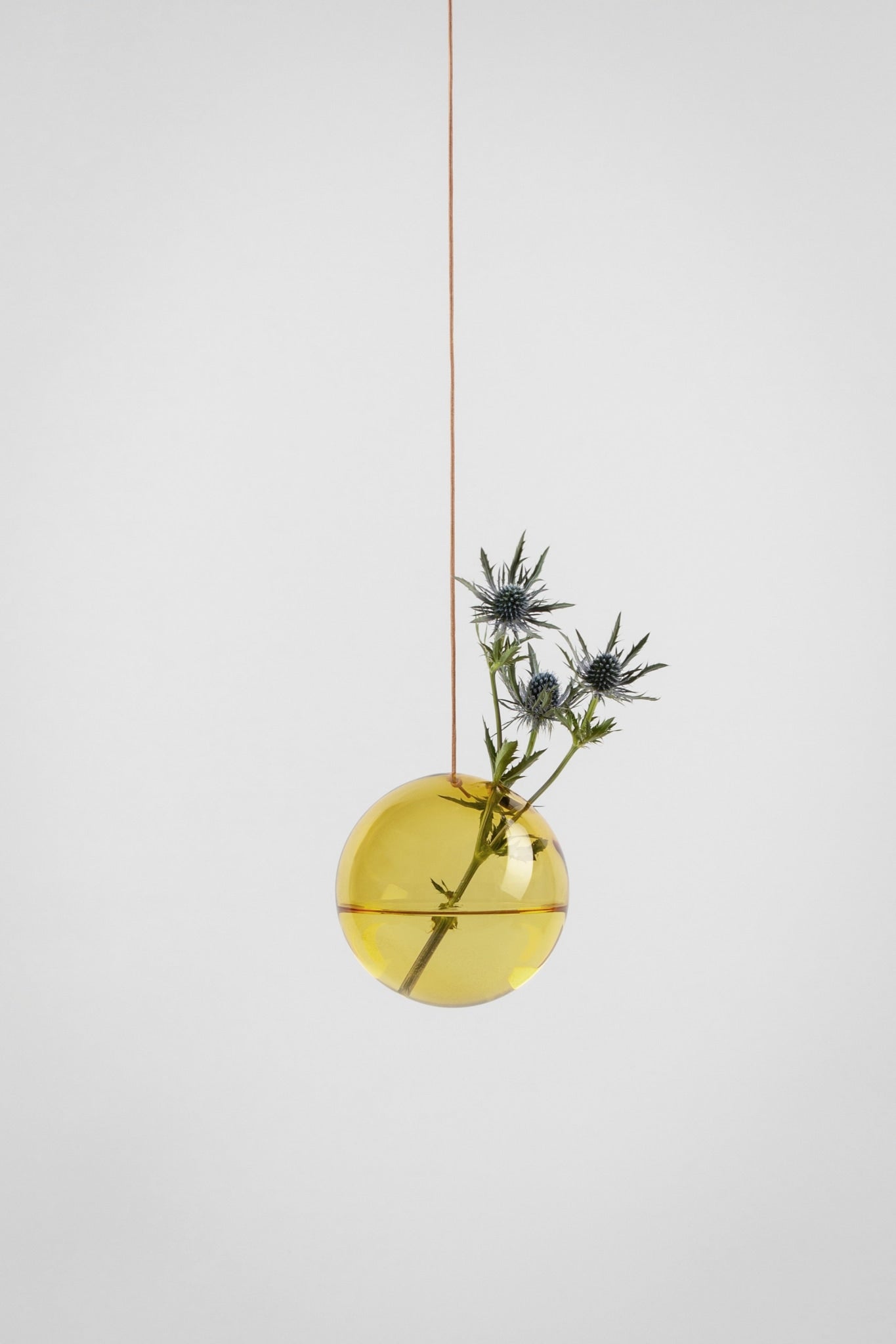 HANGING FLOWER BUBBLE, MEDIUM, YELLOW