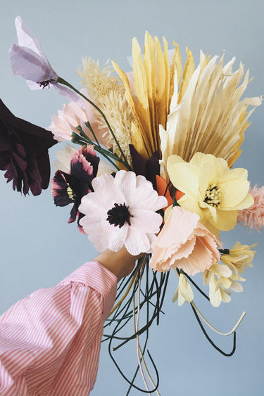 PAPER FLOWER, PAMPAS, SAND