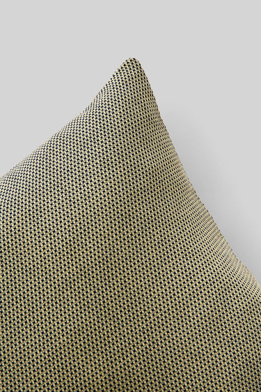 PILLOW COVER, YELLOW/DARK BLUE
