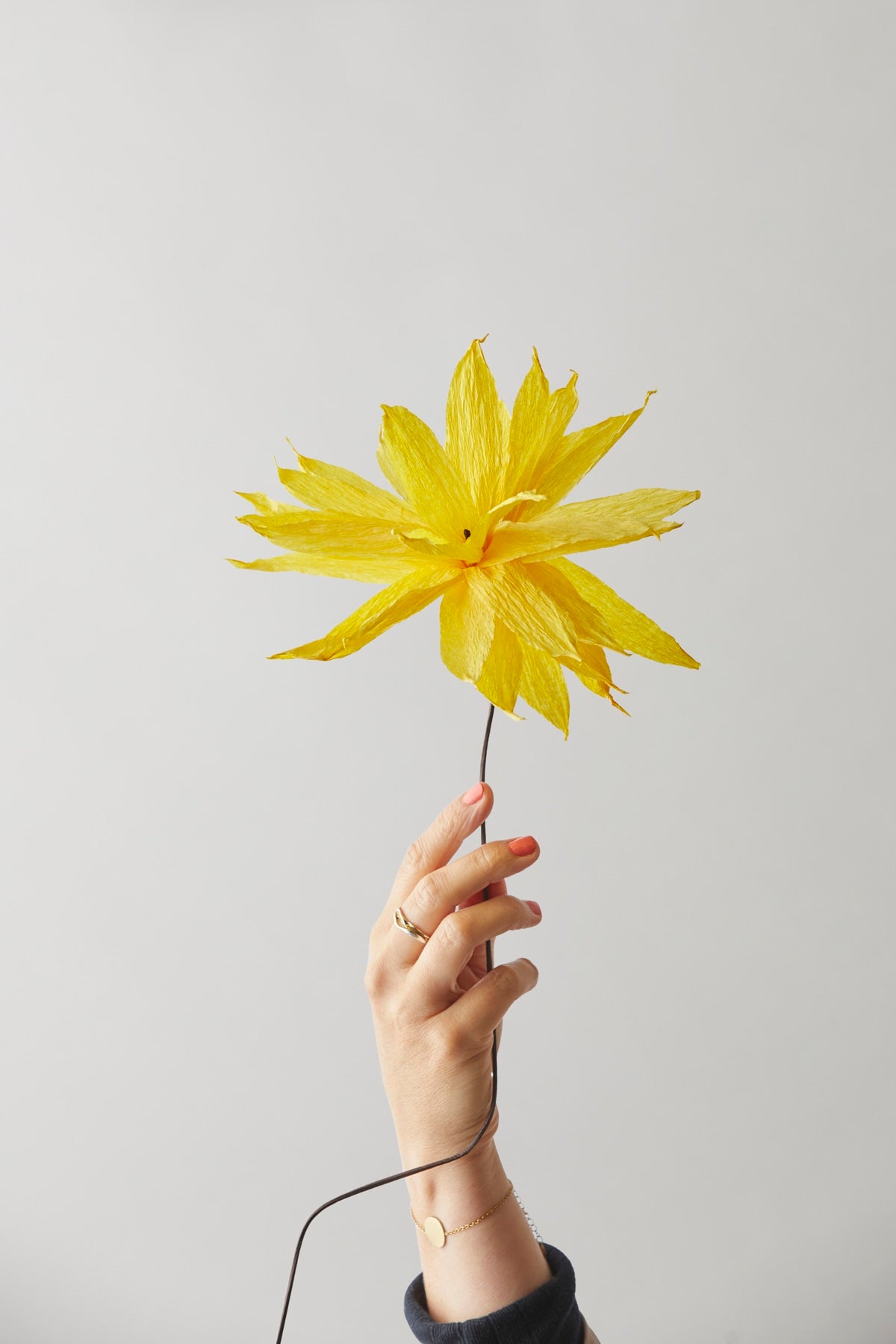 PAPER FLOWER, SHOOTING STAR, YELLOW